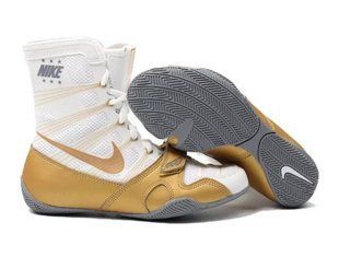 Боксерки Nike Hyperko бело-золотые р.45.5 - 29.5см (634923-107) 634923-107 фото