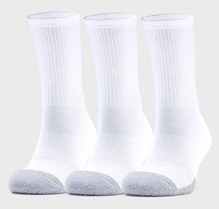 Шкарпетки UA Heatgear Crew 3pk білий Уні XL 1346751-100 фото