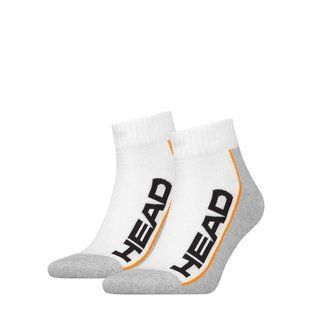 Шкарпетки Head Stripe Quarter 2-Pack білий, сірий Уні 35-38 781009001-062 фото