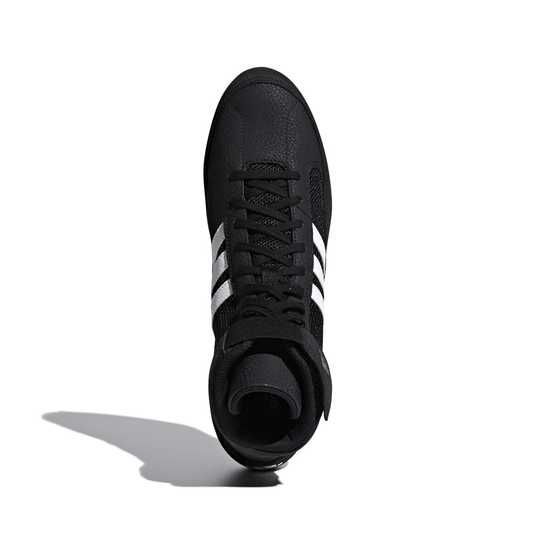 Adidas HVC 2‎ Wrestling Shoes AQ3325 Black White Men\'s Size 14.5 New W/ Tags New Mens ADIDAS HVC 2 Wrestling Shoes MMA Boxing Black White  main image 3