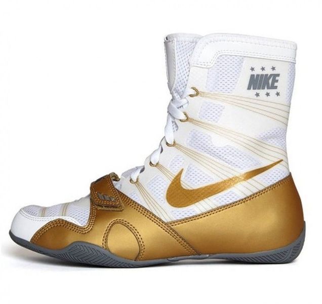 Боксерки Nike Hyperko бело-золотые р.45.5 - 29.5см (634923-107) 634923-107 фото