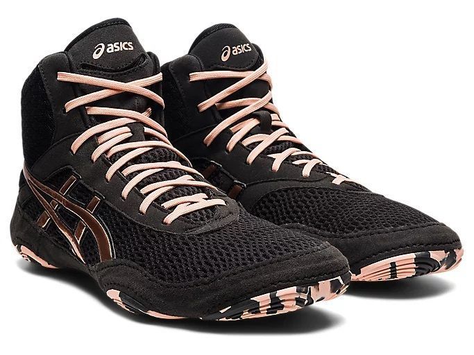 ASICS MATBLAZER wrestling/boxing shoe size EUR34/US4/UK3/22cm Black/Rose Gold