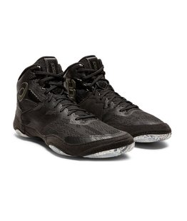 ASICS JB ELITE IV wrestling/boxing shoe size EUR34.5/US4.5/UK3.5/22.5cm Black /Gunmetal