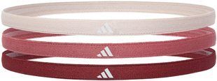 Пов'язки на голову Adidas Hairbands 3pk бордовий, рожевий, бежевий Жін One Size ADAC-16208 фото