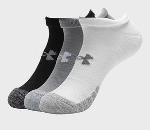 Шкарпетки UA Heatgear No Show 3pk сірий Уні MD 1346755-035 фото