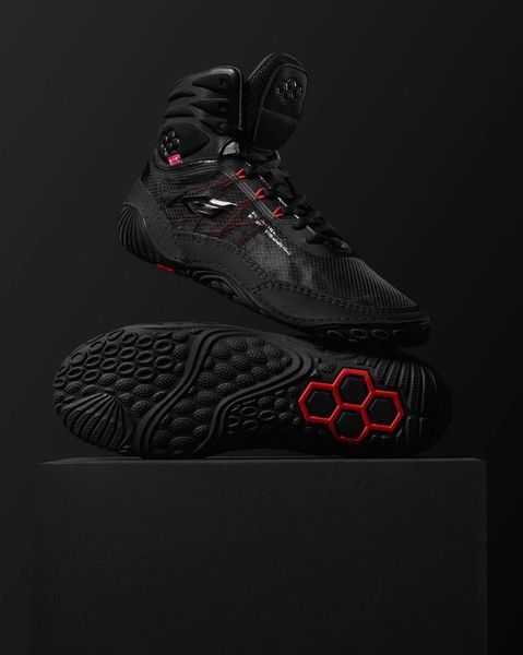 Борцівки Rudis KS Infinity Edge Carbon Black р46 (29.5см) чорні (KSNC1000-CBNBLK) KSNC1000-CBNBLK фото