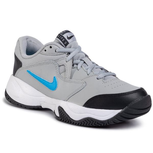 Кросівки дитячі Nike JR court lite 2 grey/black (35.5) 3.5Y CD0440-005 фото