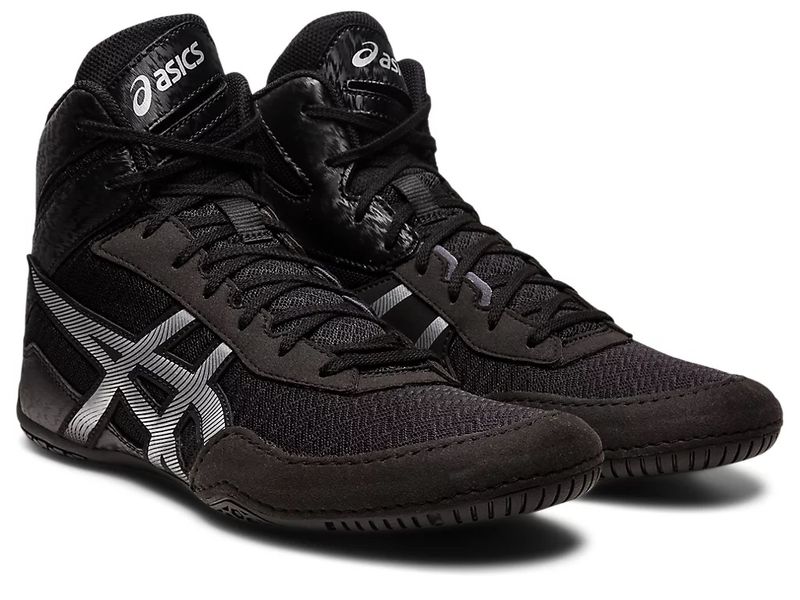 Asics MATCONTROL 3 wrestling/boxing shoe size EUR39.5/US8/UK7/25.5cm Black/Pure Silver