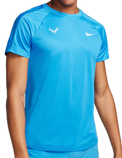 Футболка чоловіча Nike RAFA MNK DF CHALLENGER TOP SS blue (L) DV2887-435 фото