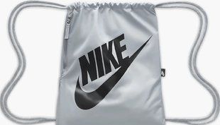 Рюкзак-мішок Nike NK HERITAGE DRAWSTRING 13L сірий Уні 33 х 43 см DC4245-012 фото