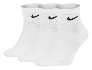 Шкарпетки Nike U NK EVERYDAY CUSH ANKLE 3PR білий Уні 38-42 SX7667-100 фото