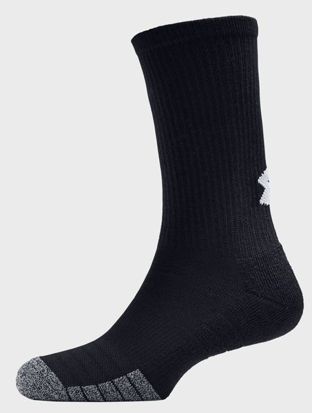 Шкарпетки UA Heatgear Crew 3pk чорний Уні MD 1346751-001 фото