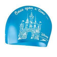 Шапка для плавання Speedo SLOGAN PRT CAP JU блакитний, білий Діт OSFM 8-08386F301 фото