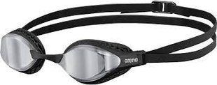 Окуляри для плавання Arena AIR-SPEED MIRROR сріблястий, чорний Уні OSFM 003151-100 фото