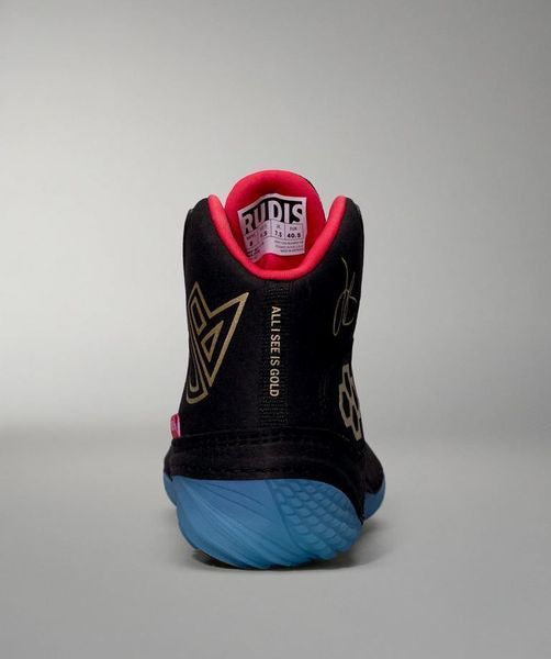 Rudis JB1 Blackbird wrestling shoes EUR44.5/US11/UK10.5/28.5cm (JBANC1000-BLKBRD)