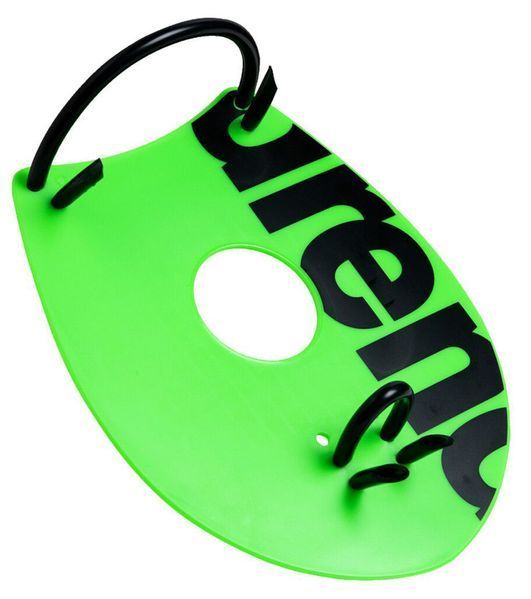 Лопатки для плавання Arena ELITE HAND PADDLE 2 зелений, чорний Уні S 004409-110 фото