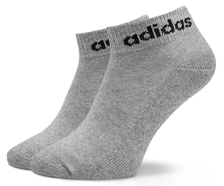 Шкарпетки Adidas C LIN ANKLE 3P білий, чорний, сірий Уні S (37-39) IC1304 фото