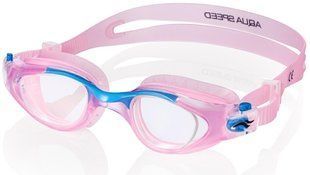 Окуляри для плавання Aqua Speed MAORI 9283 рожевий, блакитний Діт OSFM 051-63 фото