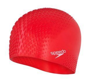 Шапка для плавання Speedo BUBBLE ACTIVE + CAP AU червоний Уні OSFM 8-139546446 фото