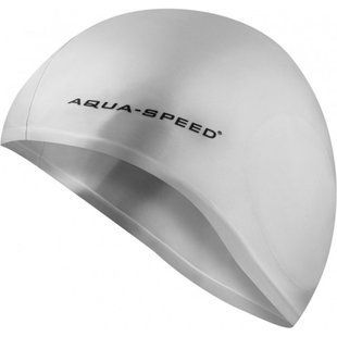Шапка для плавання Aqua Speed EAR CAP 5875 сріблястий Уні OSFM 128-26 фото