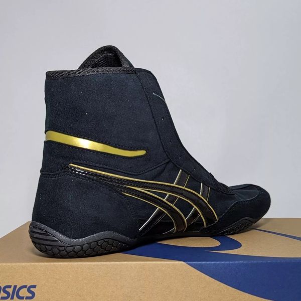 ASICS Tiger EX-EO TWR900 wrestling/boxing shoe size EUR44/28cm Black/Pure Gold