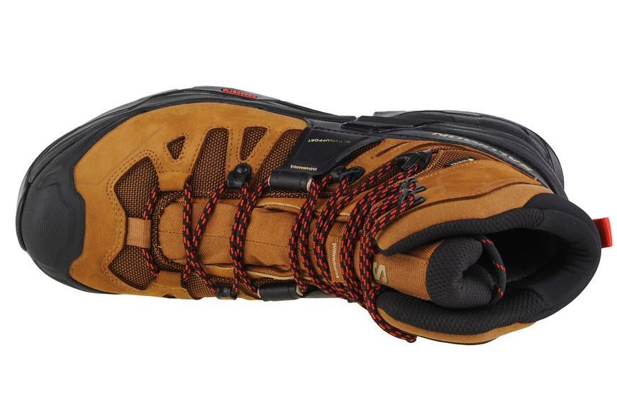 Salomon Quest 4 GTX EUR44.5/US10.5/UK10/28.5cm Rubber/Black/Fiery red