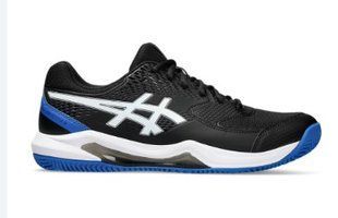 Кроссовки мужские Asics Gel-Dedicate 8 clay black/white/blue (40.5) 7.5 1041A448-002 фото
