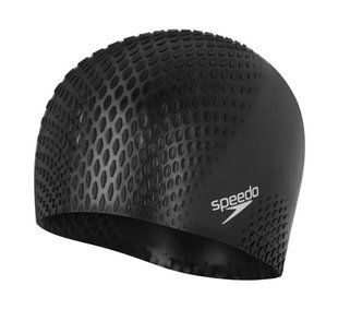 Шапка для плавання Speedo BUBBLE ACTIVE + CAP AU чорний Уні OSFM 8-139540001 фото