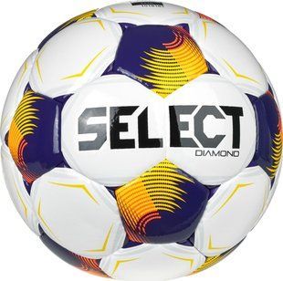 М'яч футбольний Select Diamond v26 білий, помаранчевий Уні 5 085337-010 фото