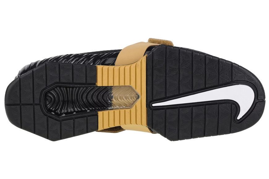 Кроссовки для тяжелой атлетики, штангетки Nike ROMALEOS 4 р42.5 (27см) черно-золотые CD3463-001 фото