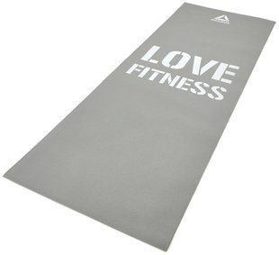 Килимок для фітнесу Reebok Fitness Mat сірий Уні 173 х 61 х 0,4 см RAMT-11024GRL фото