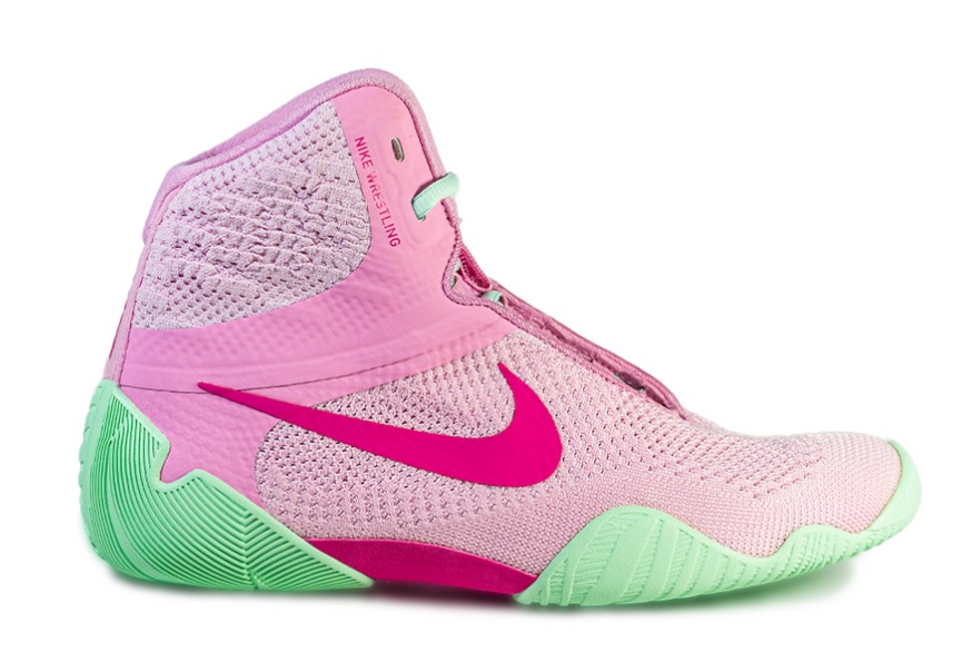 Nike Tawa Wrestling Shoes 600-Pink Foam/Desert PiRise-Artic Green